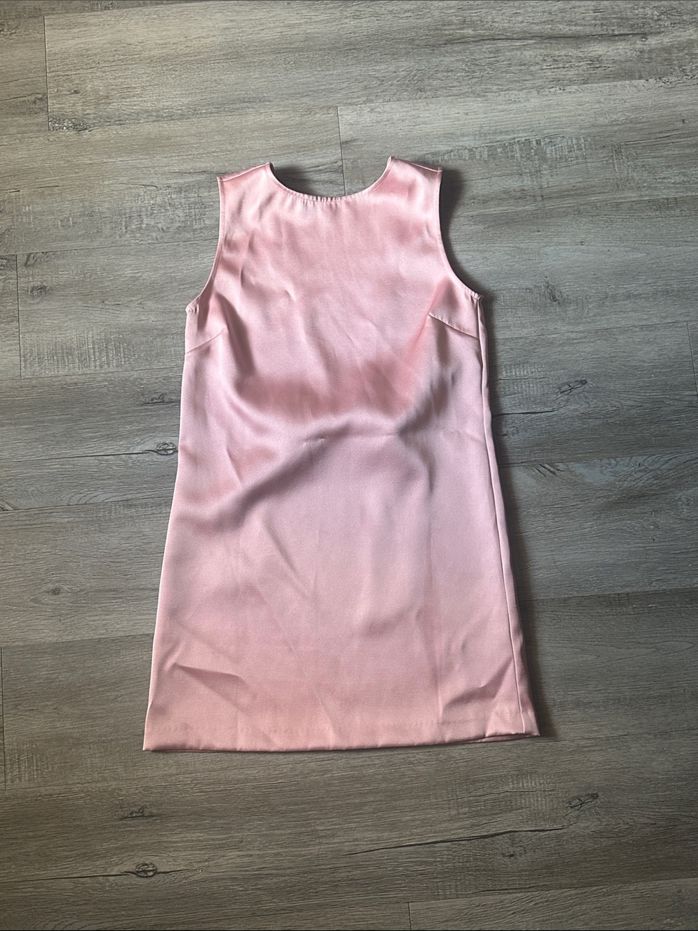 Classic Sleeveless Pink Shift Dress
